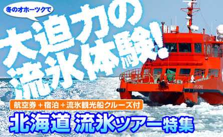 流氷ツアー特集 流氷砕氷船ガリンコ号III・おーろら号に乗ろう