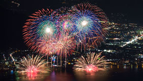 諏訪湖祭 湖上花火大会