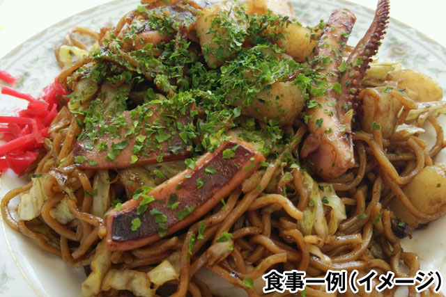 ポテト入り焼きそば