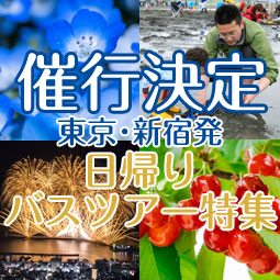 催行決定バスツアー特集