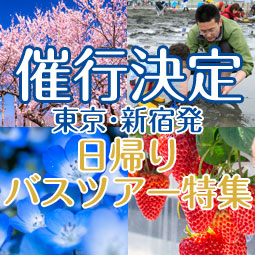 催行決定バスツアー特集