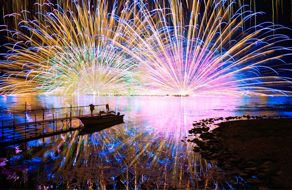 諏訪湖祭 湖上花火大会