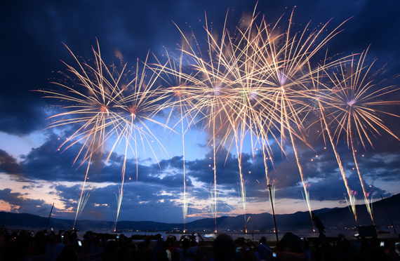 諏訪湖祭 湖上花火大会