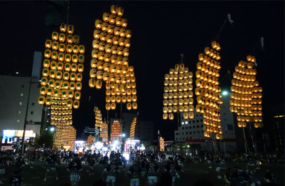 往路ツーリストA・復路2等利用】フェリーで行く！秋田竿燈まつり・青森