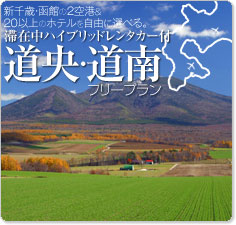 道央・道南周遊！レンタカー付北海道ツアー