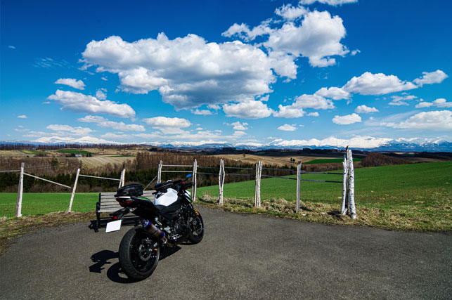 バイクのある風景の撮影方法