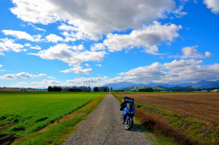 バイクのある風景の撮影方法