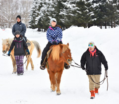 雪上乗馬