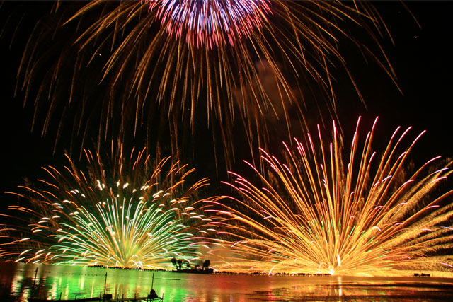 諏訪湖祭 湖上花火大会