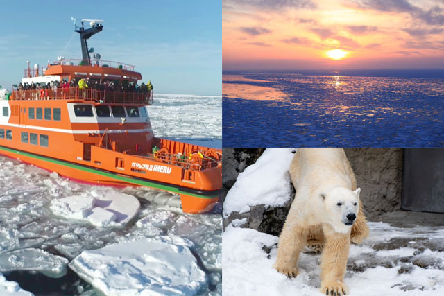 流氷砕氷船『ガリンコ号III・IMERU』サンセットクルーズと冬の旭山動物園欲張りツアー